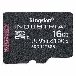 Paměťová karta Kingston microSDHC Industrial C10 A1 pSLC 16GB, bez adaptéru