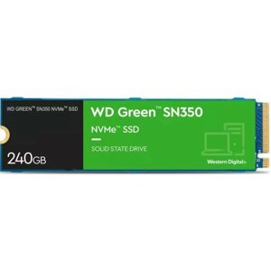 SSD disk Western Digital Green SN350 240GB, M.2 2280, PCIe 3.0 x4, NVMe