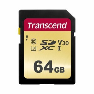Paměťová karta Transcend 64GB SDXC Class 10 UHS-I U3 V30 MLC (R 95MB/s | W 65MB/s)