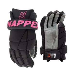 Dámské hokejbalové rukavice Knapper AK3 JR (Varianta: Junior, Barva: Černá-Růžová)