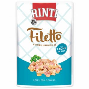 Kapsička RINTI Filetto kuře + losos v želé - Akční nabídka 26.06.-02.08.23