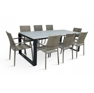 Nábytek Texim Zahradní jídelní set stůl Strong + 8x židle PARISka
