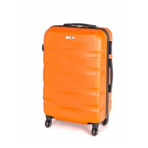 Kufr na kolečkách ABS29, střední, oranžový