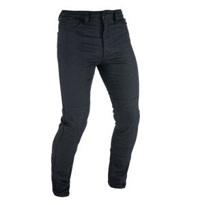 Pánské moto kalhoty Oxford Original Approved Jeans CE Slim Fit černá (Velikost: 30/30)