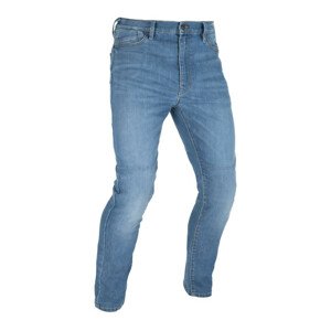 Pánské moto kalhoty Oxford Original Approved Jeans CE volný střih sepraná světle modrá (Velikost: 30/32)