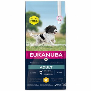EUKANUBA Adult Medium Breed - BONUS - Akční nabídka 1.8.-31.8.2023