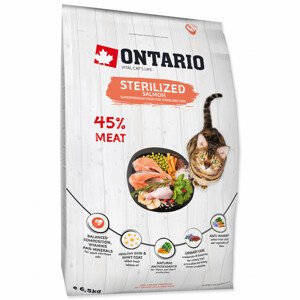 ONTARIO Cat Sterilised Salmon - Akční nabídka 01.09.-17.09.2023