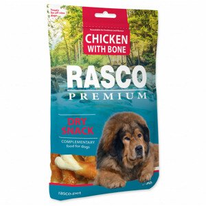 Pochoutka Rasco Premium kuřecím obalené kosti 80g