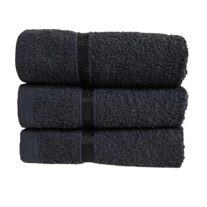 Dětský ručník 30x30 cm černý