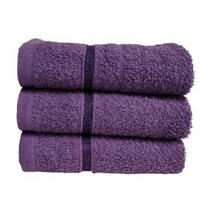 Dětský ručník 30x30 cm tmavě fialový