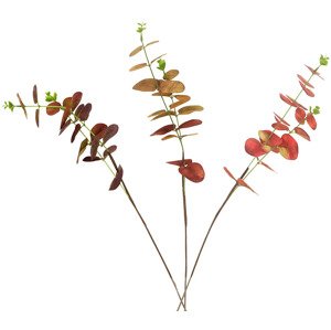 Eukalyptus, mix 3 podzimních barev. Květina umělá. KUM3279