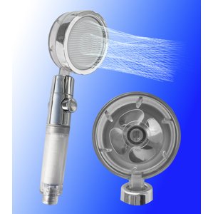 Úsporná sprchová hlavice ECO SPIN (Varianta: 1 ks + 4 ks náhradní filtr)
