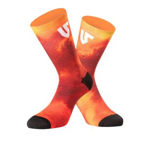 Ponožky Undershield Tye Dye červená (Velikost: 37/41)