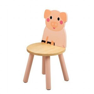Židle Tidlo dřevěná prasátko