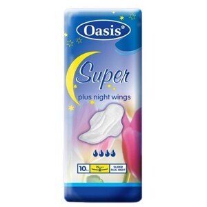 Oasis Super Plus noční dámské vložky 10 ks