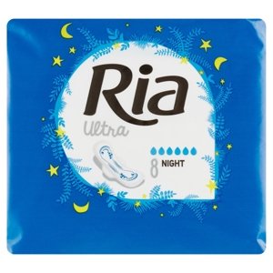 Ria Ultra Night ultratenké dámské vložky 8 ks