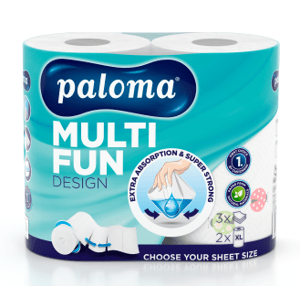 Paloma Multi Fun kuchyňské megarole 3vrstvé 2 ks