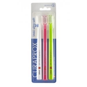 Curaprox 5460 Ultra Soft zubní kartáček - různé druhy barev 3 ks