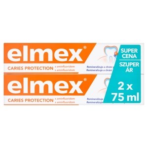 Elmex Caries Protection Fluoridová zubní pasta 2 x 75 ml
