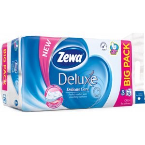 Zewa Deluxe Delicate Care toaletní papír bez parfemace, 3vrstvý 16 ks