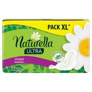 Naturella Ultra Maxi Hygienické vložky s křidélky a vůní heřmánku 16 ks