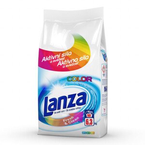 Lanza Fresh & Clean prací prášek na barevné prádlo, 90 praní 6,3 kg