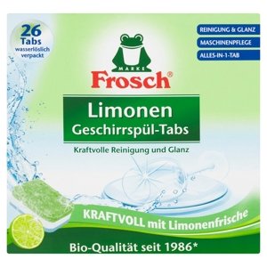 Frosch EKO tablety do myčky nádobí All in 1 s vůní citronu 26 ks