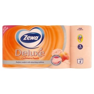 Zewa Deluxe Cashmere Peach toaletní papír 3vrstvý 8 ks