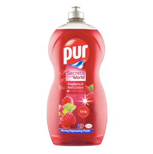 Pur Secrets of the World Raspberry & Red Currant přípravek na ruční mytí nádobí 1,2 L
