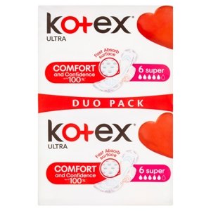 Kotex Ultra Super Duo Pack hygienické vložky 12 ks