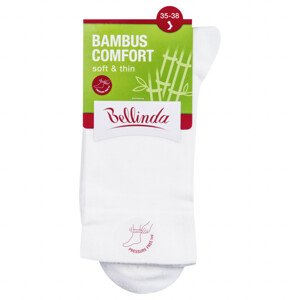 Bellinda Bambusové ponožky dámské Comfort, 35-38 bílé 1 pár