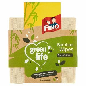 Fino Bamboo Wipes Green Life prachovky 3 ks