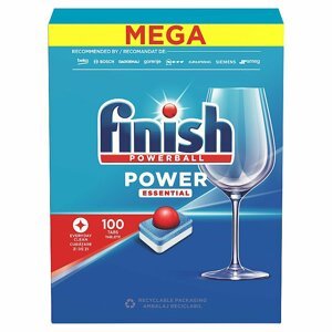 Finish Power Essential All-in-1 tablety do myčky nádobí 100 ks 1600 g