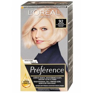 L'Oréal Paris Récital Préférence barva na vlasy Velmi světlá blond duhová 92