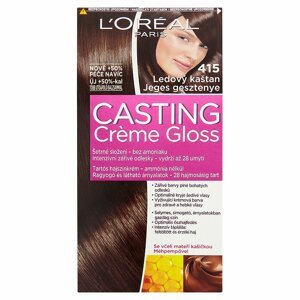L'Oréal Paris Casting Crème Gloss permanentní barva na vlasy 415 ledový kaštan