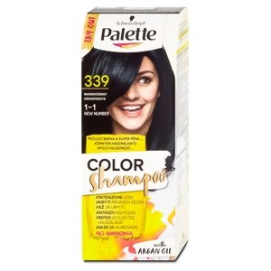 Schwarzkopf Palette Color Shampoo barva na vlasy odstín modročerný 339