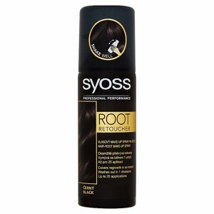 Syoss Root Retoucher korektor odrostlých vlasů černý 120 ml