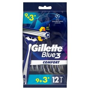 Gillette Blue3 Comfort pánské pohotové holítko 9 + 3 ks