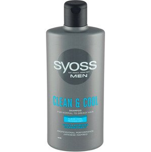 Syoss Clean & Cool šampon pro muže pro normální až mastné vlasy 440 ml