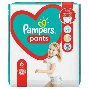 Pampers Pants plenkové kalhotky velikost 6 (15 kg+) 25 ks