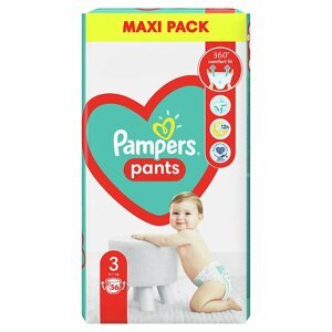 Pampers Pants plenkové kalhotky velikost 3 (6 - 11 kg) 56 ks