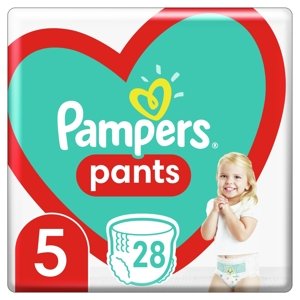 Pampers Pants plenkové kalhotky velikost 5 (12 - 17 kg) 28 ks