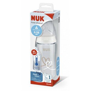 NUK First Choice+ láhev s kontrolou teploty bílá 300 ml