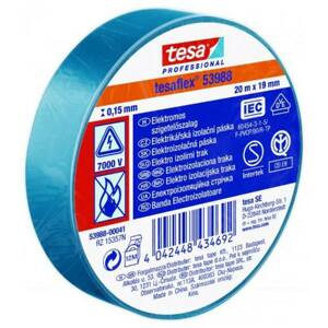 Páska elektroizolační PVC 53947, IEC, 20 m x 19 mm, modrá, TESA