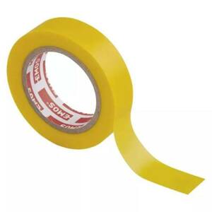 Páska izolační, 15 mm x 10 m, žlutá, sada 5 ks