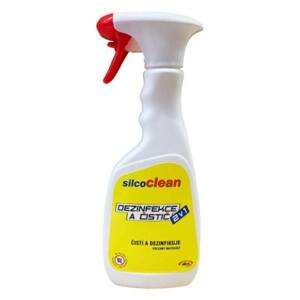 Dezinfekce a čistič s rozprašovačem 2v1, 0,5 L, SilcoCLEAN