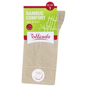 Bellinda Bambusové ponožky dámské Comfort, 35-38 béžové 1 pár