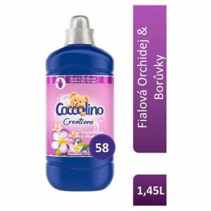 Coccolino Creations aviváž Purple Orchid & Blueberry , 58 praní 1,45 l