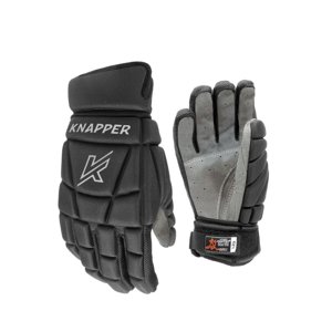 Hokejbalové rukavice Knapper AK2 YTH (Varianta: Dětská, Barva: Černá)
