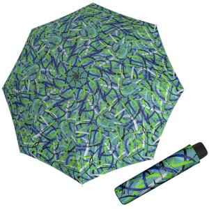 Hit Mini Moving Lines Blue - dámský skládací deštník